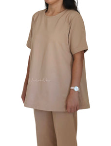 3-PIECE SWEATSUIT SET (BEIGE)