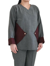 Load image into Gallery viewer, CONTRAST PATCH - OLIVED GREY (OLIVED GREY PANT)
