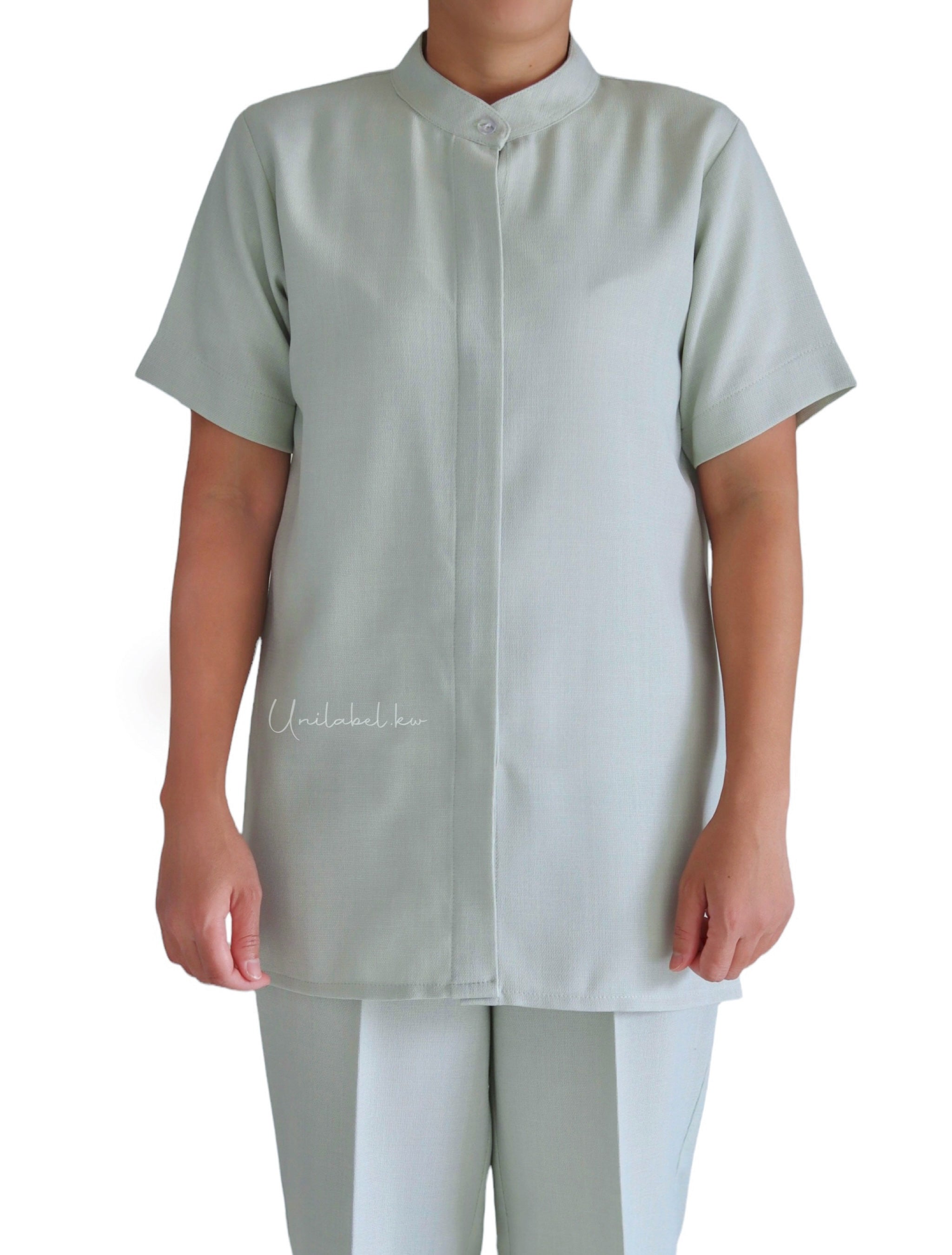 MANDARIN COLLAR - GREEN