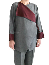 Load image into Gallery viewer, SIDE WRAP - OLIVED GREY (OLIVED GREY PANT)
