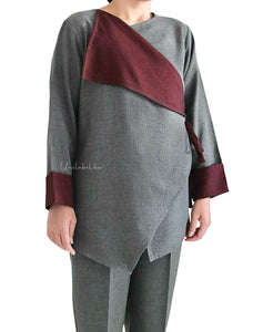 SIDE WRAP - OLIVED GREY (OLIVED GREY PANT)