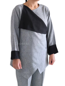 SIDE WRAP - GREY  (GREY PANT)