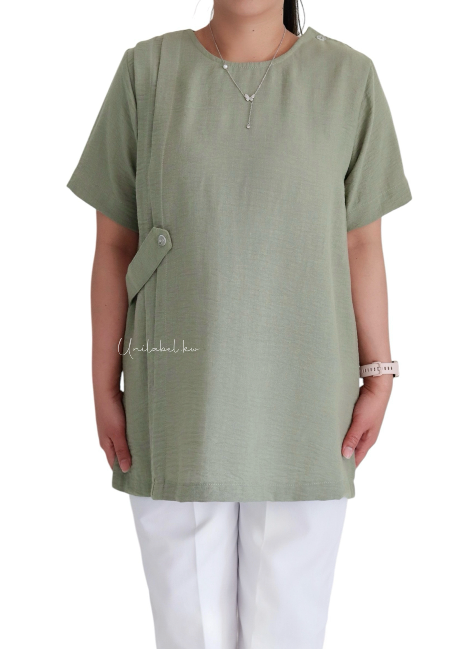 SIDE PLEATED - GREEN