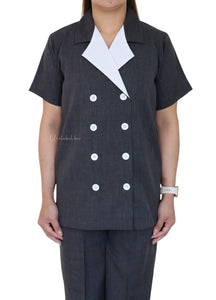 EIGHT BUTTONS (CHARCOAL) CHARCOAL PANT