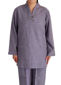 STAND COLLAR - LAVENDER