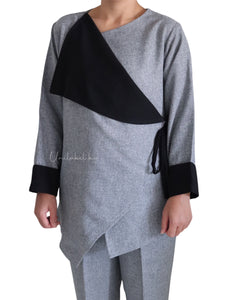 SIDE WRAP - GREY  (GREY PANT)