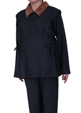 Load image into Gallery viewer, CORDUROY COLLAR - DARK DENIM
