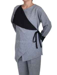 SIDE WRAP - GREY  (GREY PANT)