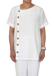 BUTTON-DOWN DETAILED (OFFWHITE)