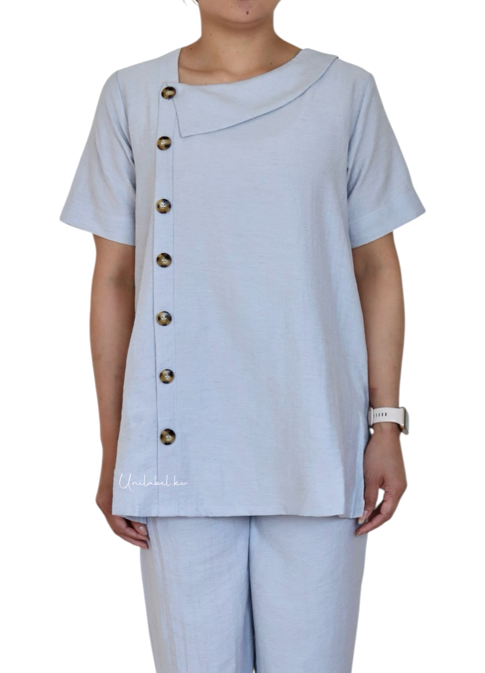 BUTTON-DOWN DETAILED (BLUE)