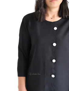 SCALLOPED-EDGE (BLACK)