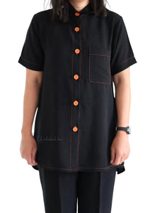 CONTRAST-STITCH (BLACK)