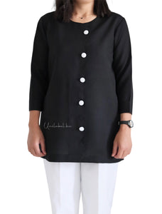 SCALLOPED-EDGE (BLACK)