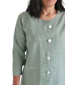 SCALLOPED-EDGE (GREEN)