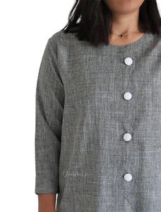 SCALLOPED-EDGE (GREY)