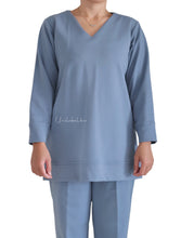 Load image into Gallery viewer, V-NECK SWEATSUIT (BLUE)
