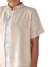 Load image into Gallery viewer, MANDARIN COLLAR - CREAM
