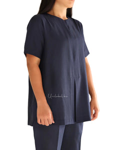 FRONT PLEATED ( NAVY )