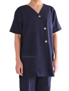 THREE BUTTONS III NAVY