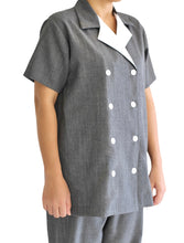 Load image into Gallery viewer, BUTTONS LINEN BLEND (GREY) GREY PANT
