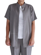 Load image into Gallery viewer, MANDARIN COLLAR - GREY
