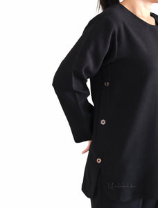 BUTTONED SIDE - BLACK